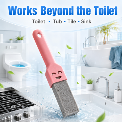 🚽 Long-Handle Pumice Cleaning Wand – Target Tough Hard Water Rings