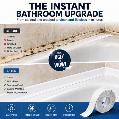 💧 Waterproof Peel & Stick Caulk Tape