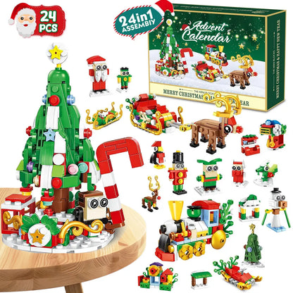 24-Day Christmas Building Blocks Advent Calendar
