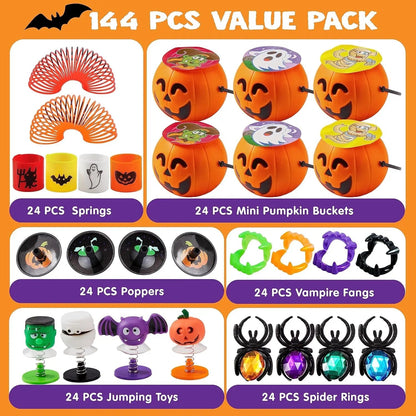 🎃144PCS Halloween Toy and Gift Set for Kids