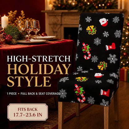 ✨ Christmas Stretch Dining Chair Covers – Instant Holiday Makeover🔥