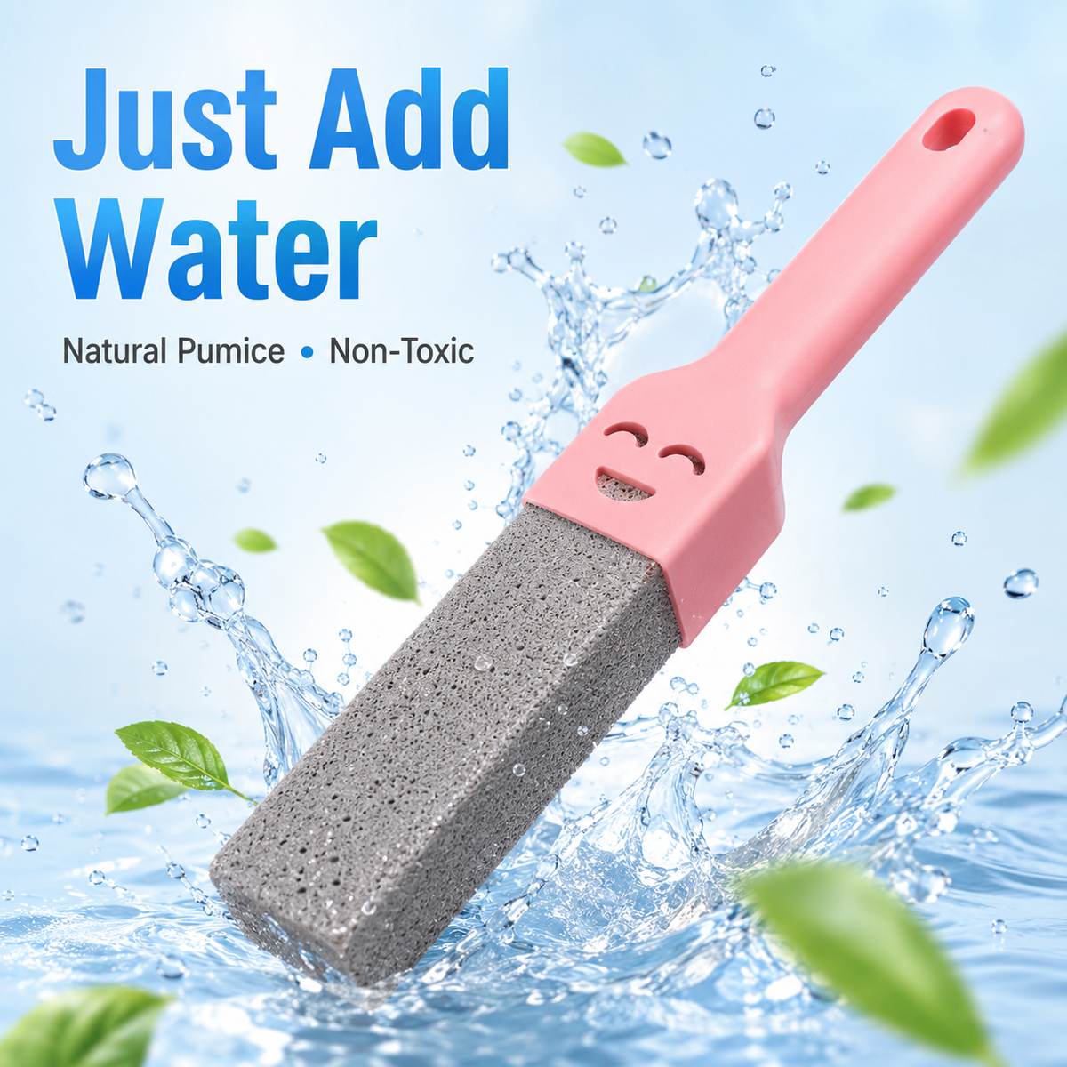 🚽 Long-Handle Pumice Cleaning Wand – Target Tough Hard Water Rings