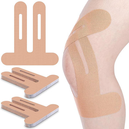 Pre-Cut Kinesiology Knee Tape – Flexible No-Cut Athletic Tape
