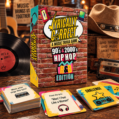 ✨ 150-Card Country Music Trivia Game – Boots & Ballads 90s & 2000s Edition, Fun Party Challenge for Country Fans
