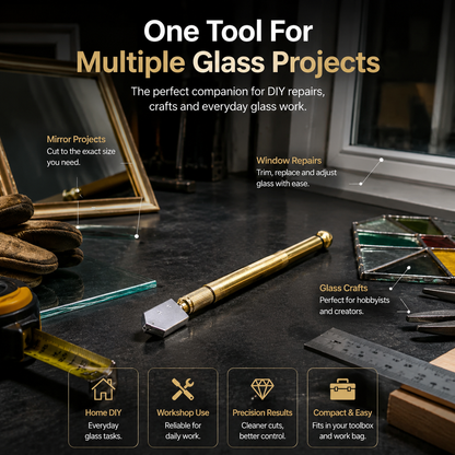 🔧 5 pcs Precision Glass Cutte