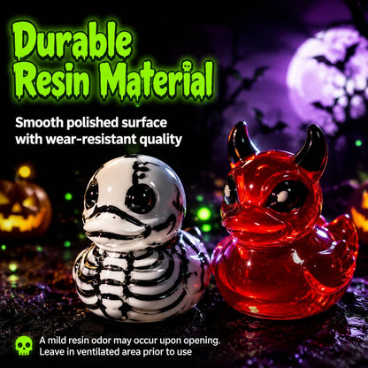 👻🎃Glow-In-The-Dark Mini Halloween Duck Set