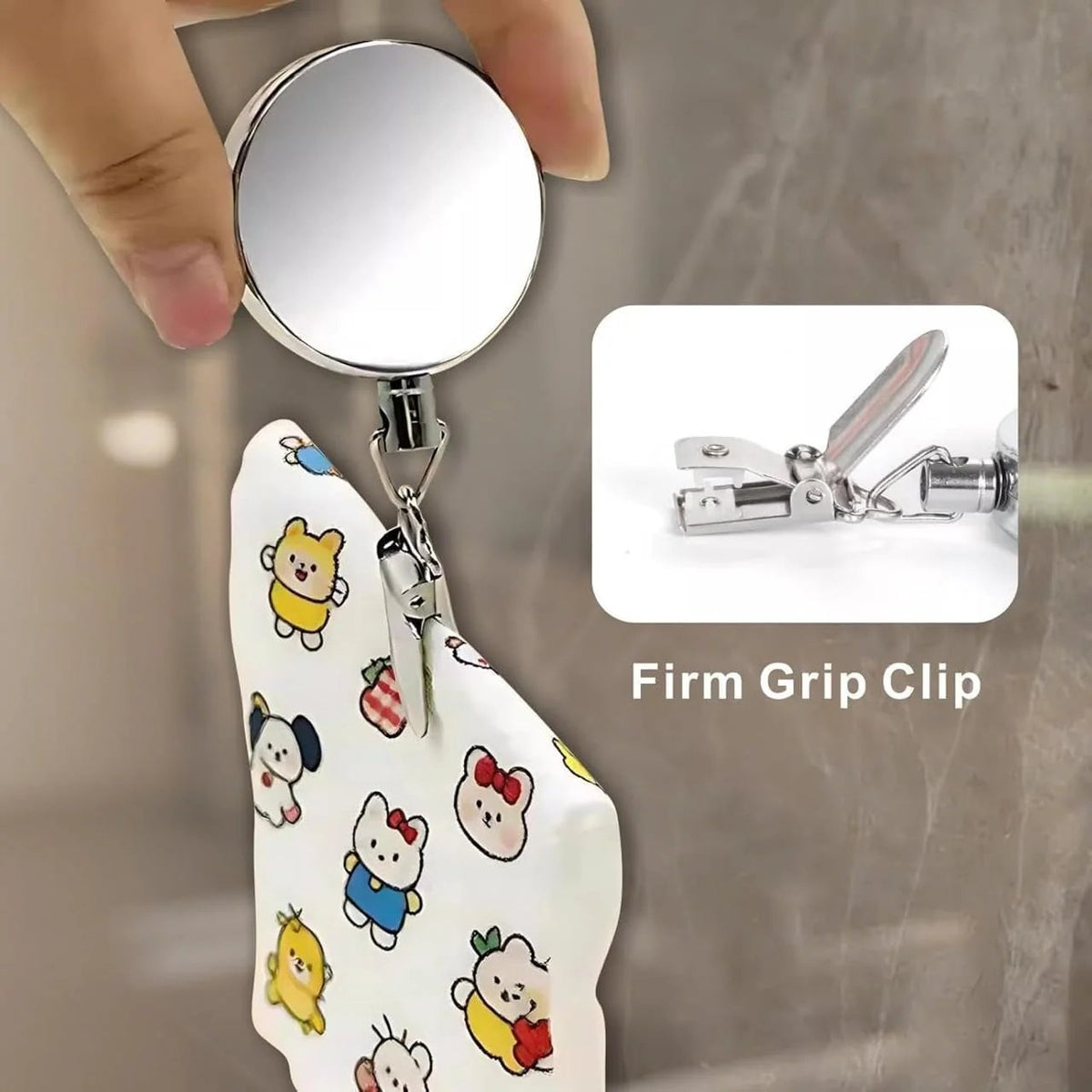 No-Drill Retractable Towel Holder Clips — Self-Adhesive, Space-Saving
