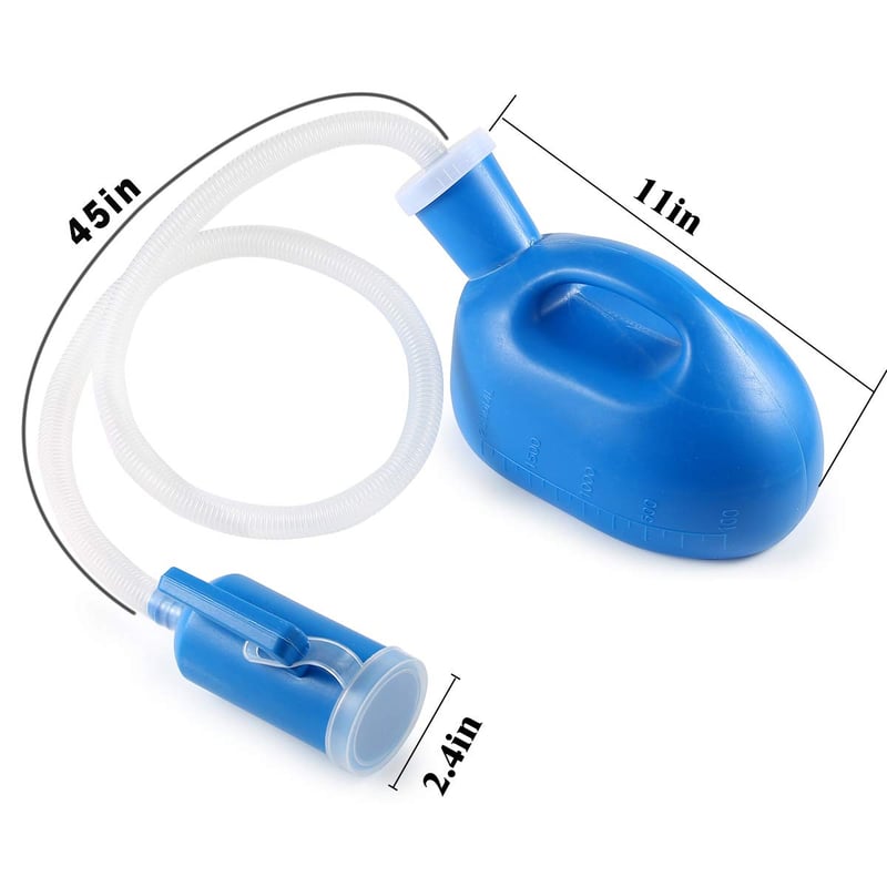2000ml Portable Urinal – Long Hose, Sealing Lid & Easy-Clean Design