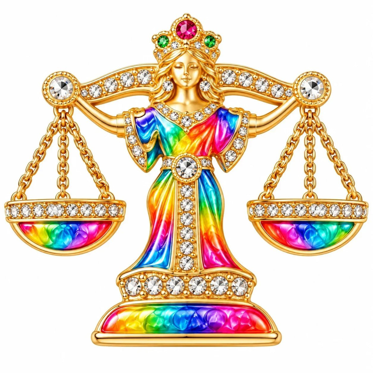 ♈ Luxury Zodiac Enamel Brooch – Colorful Astrology Lapel Pin for Blazers, Coats & Gifts