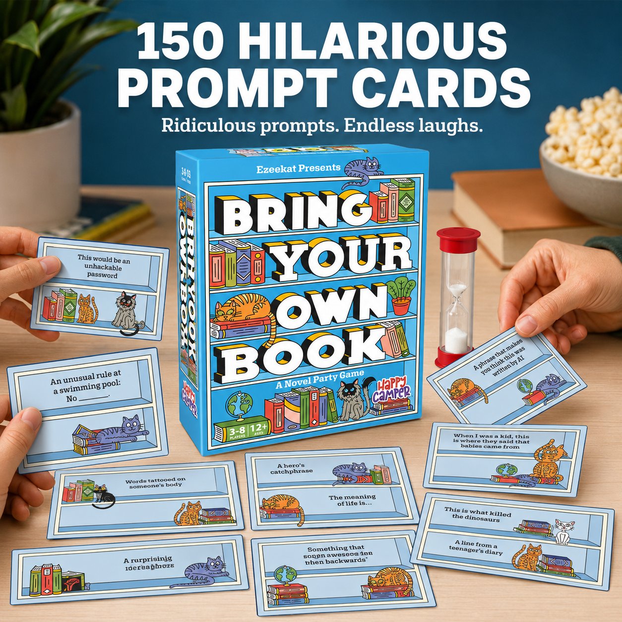 Bring Your Own Book: A Novel Party Game 📚🐱