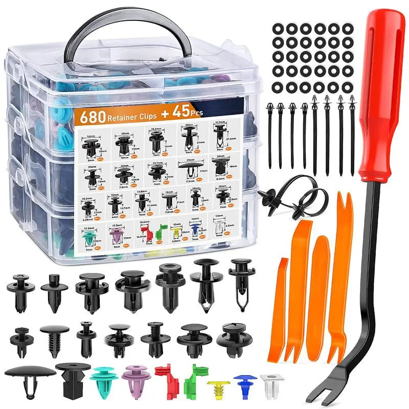 680 PCS Clip Set