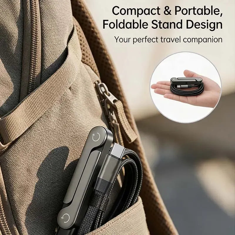 🎉 240W Super Fast Charging 360° Rotating Invisible Stand