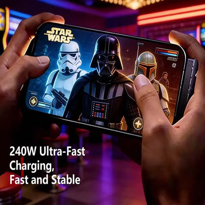 🎉 240W Super Fast Charging 360° Rotating Invisible Stand