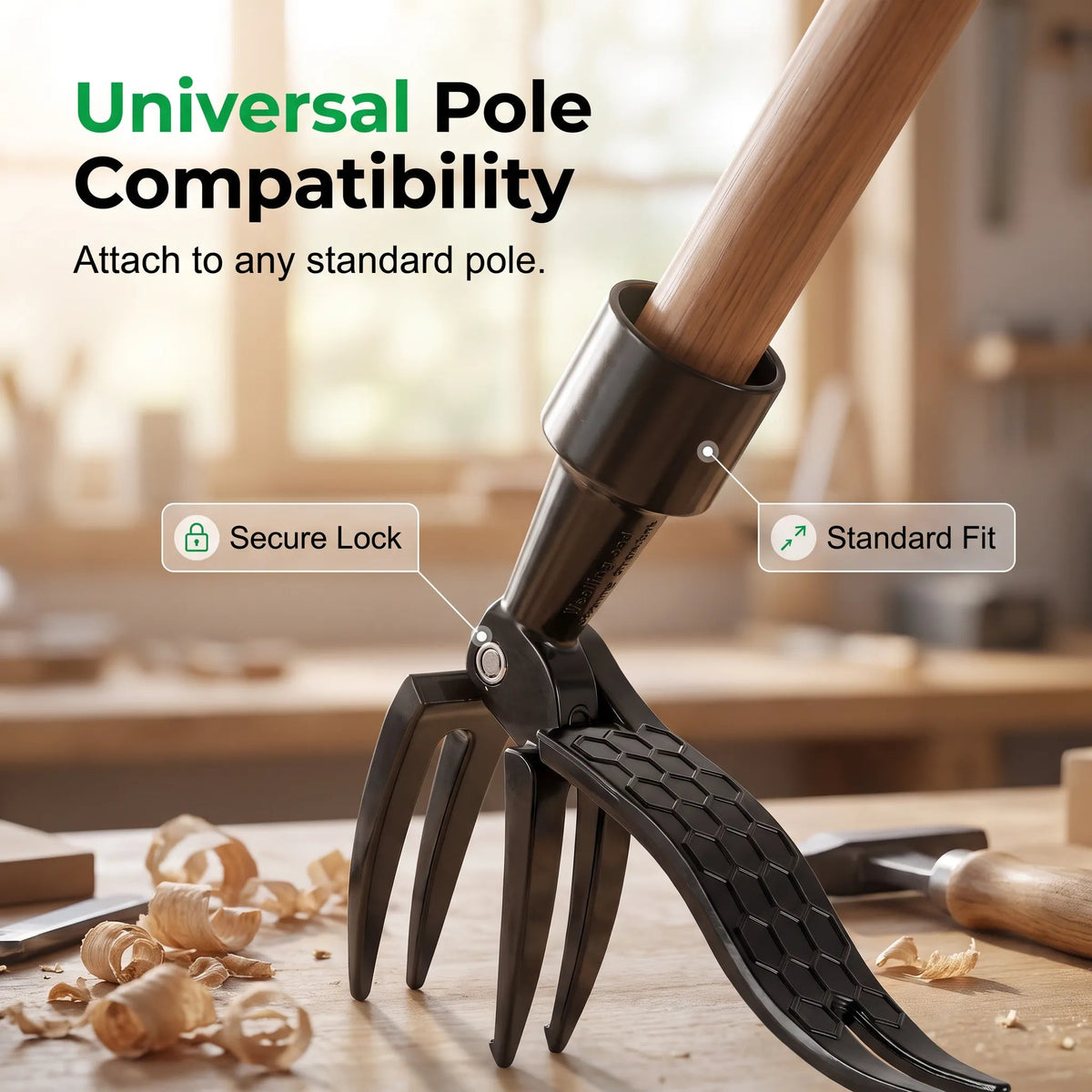 🌱 Root-Grip Garden Weed Puller – Easy Stainless Steel Weeding Tool