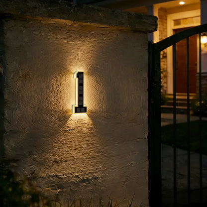 Make Your Home Easy to Find ✨ Solar LED House Numbers
