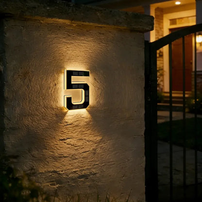 Make Your Home Easy to Find ✨ Solar LED House Numbers
