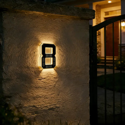 Make Your Home Easy to Find ✨ Solar LED House Numbers