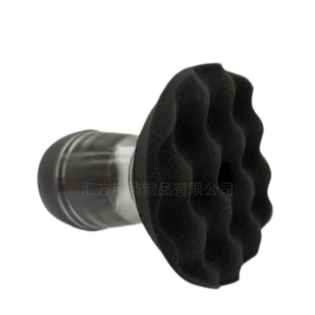 🚗Refillable Tire Shine Applicator with Curved Foam Pad