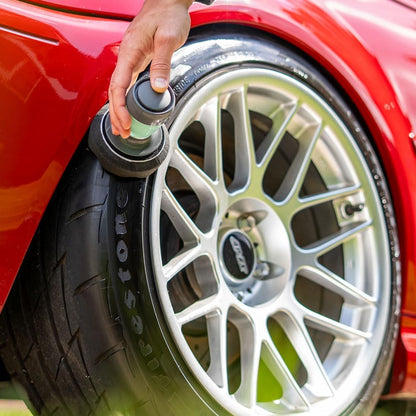 🚗Refillable Tire Shine Applicator with Curved Foam Pad