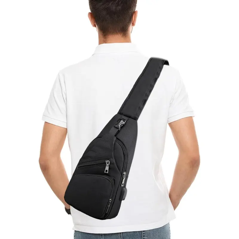 🔥Limited-Time 50% OFF Today|Men's Waterproof Oxford Sling Chest Bag for Travel & Daily Use