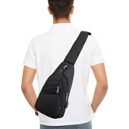 🔥Limited-Time 50% OFF Today|Men's Waterproof Oxford Sling Chest Bag for Travel & Daily Use
