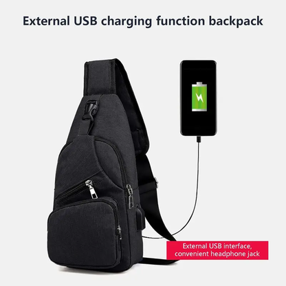🔥Limited-Time 50% OFF Today|Men's Waterproof Oxford Sling Chest Bag for Travel & Daily Use