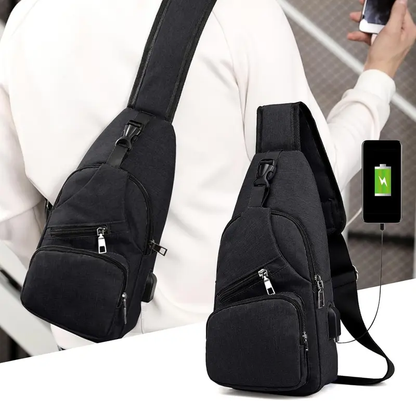 🔥Limited-Time 50% OFF Today|Men's Waterproof Oxford Sling Chest Bag for Travel & Daily Use