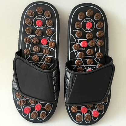 🔥Acupressure Foot Massage Sandals – Adjustable Reflexology Slippers
