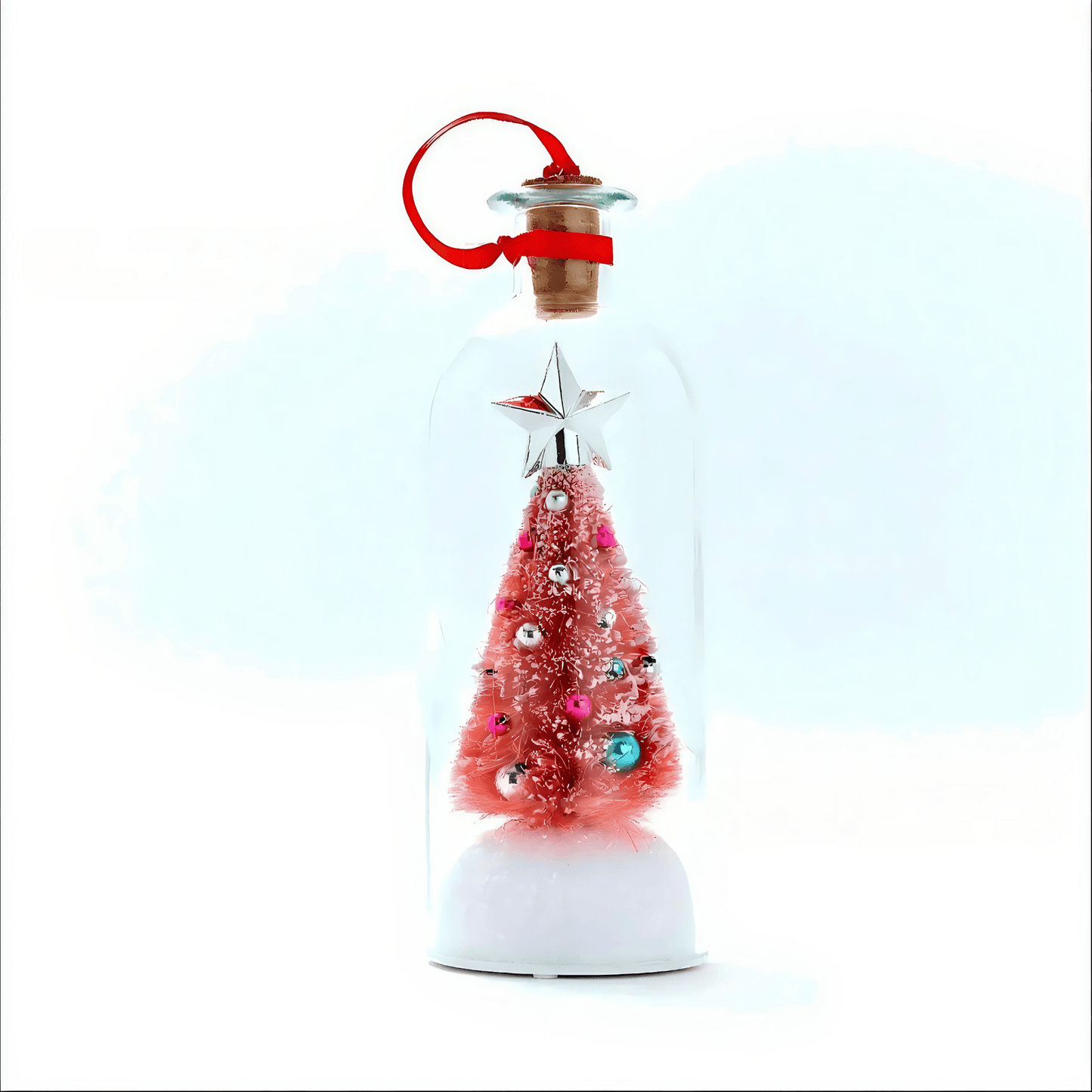 🎁Personalized Voice Recording Christmas Tree Glass Bottle Ornament