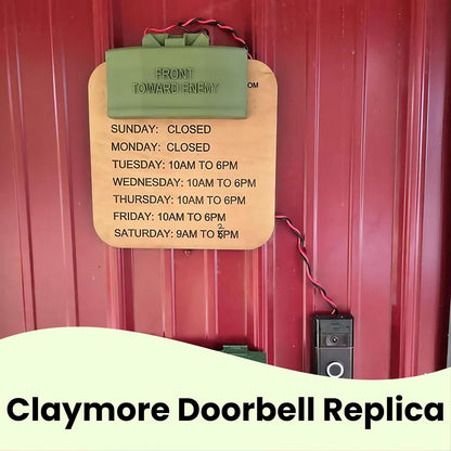 💥Funny 3D Doorbell Joke Cover – No Soliciting Front Door Decoration