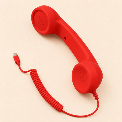 ☎️Retro Phone Handset — Wired USB-C / 3.5mm for Smartphone