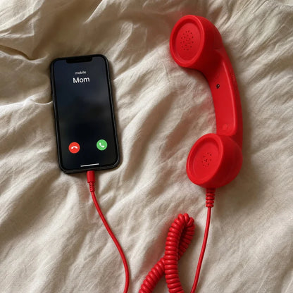 ☎️Retro Phone Handset — Wired USB-C / 3.5mm for Smartphone