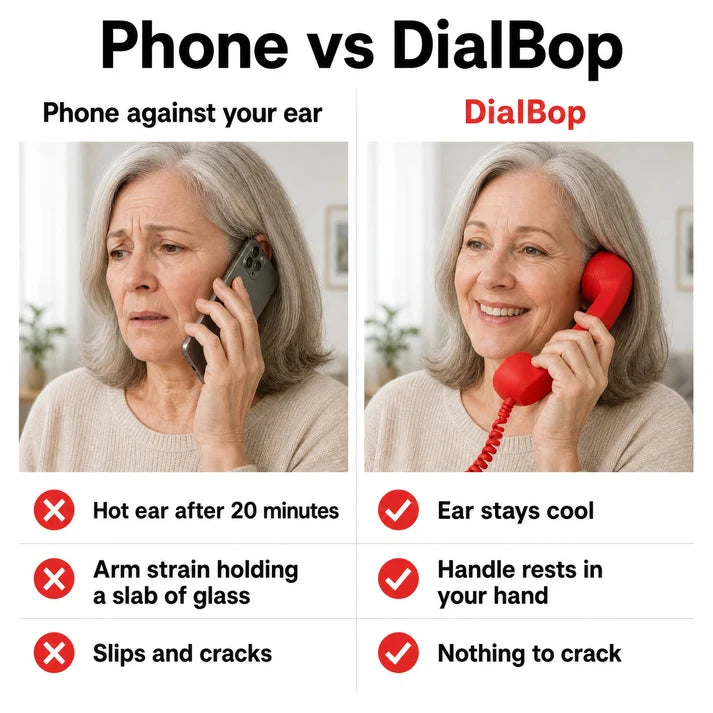 ☎️Retro Phone Handset — Wired USB-C / 3.5mm for Smartphone