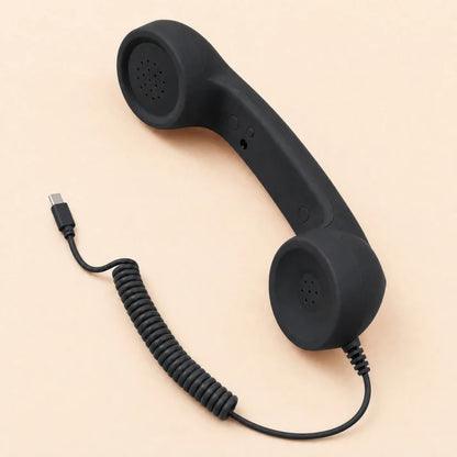 ☎️Retro Phone Handset — Wired USB-C / 3.5mm for Smartphone