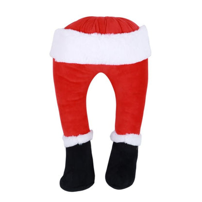 🎅 Santa Got Stuck! Funny Moving Christmas Tree Legs Ornament – Santa & Elf