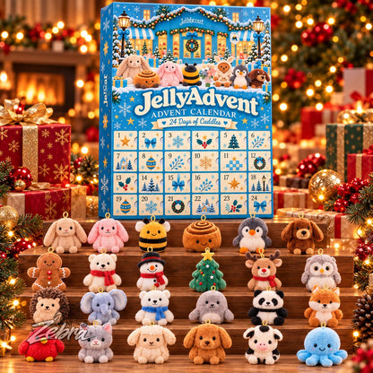 🎄 2026 Cute Plush Advent Calendar – 24 Days of Adorable Christmas Surprises 🧸🎁