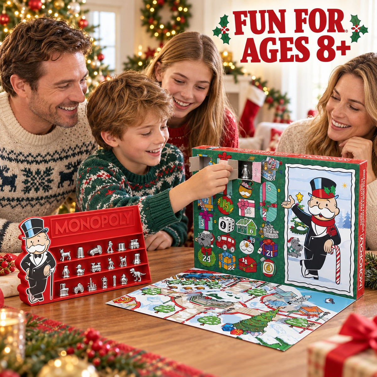 🎲 Monopoly Token Advent Calendar