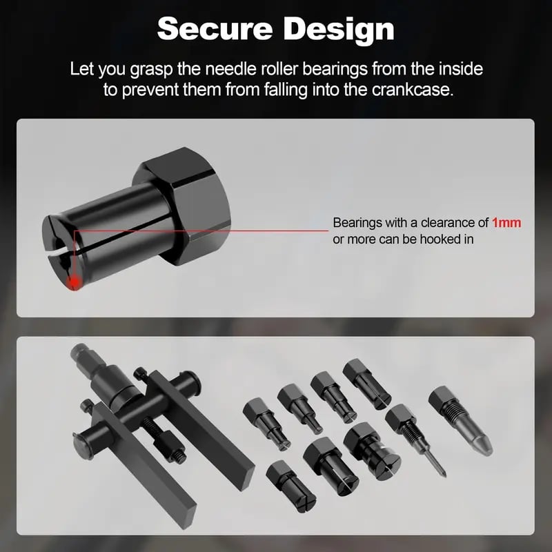 💯⚒️ 10Pcs Heavy Duty Blind Hole Bearing Puller Tool Set