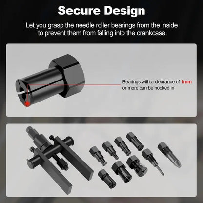 💯⚒️ 10Pcs Heavy Duty Blind Hole Bearing Puller Tool Set