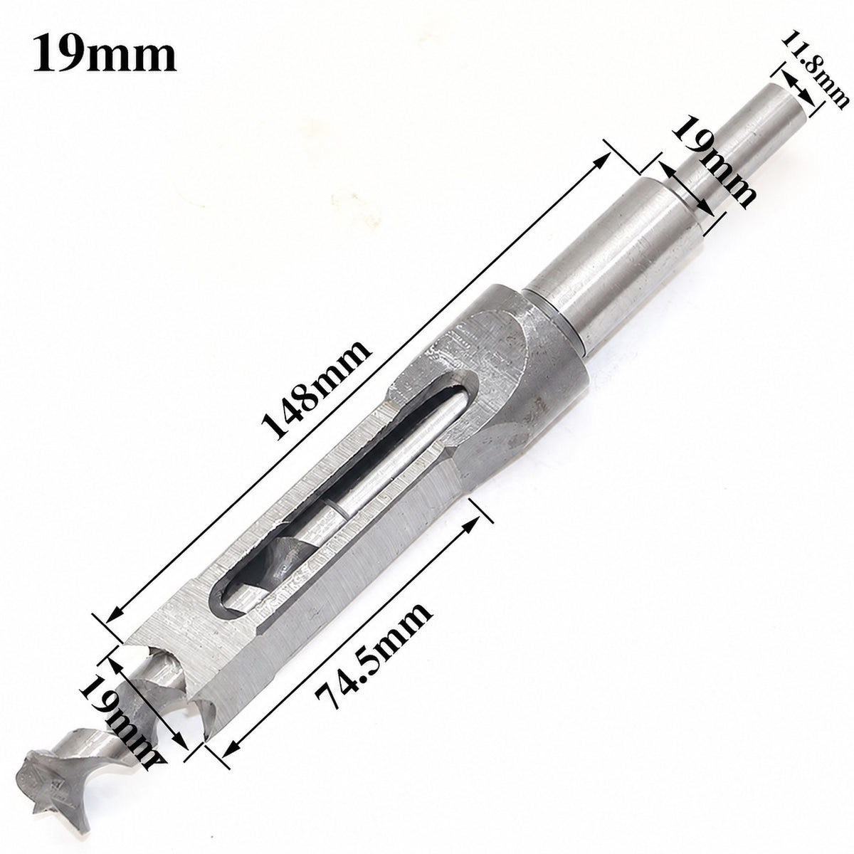Square Hole Mortise Chisel Drill Bit for Woodworking