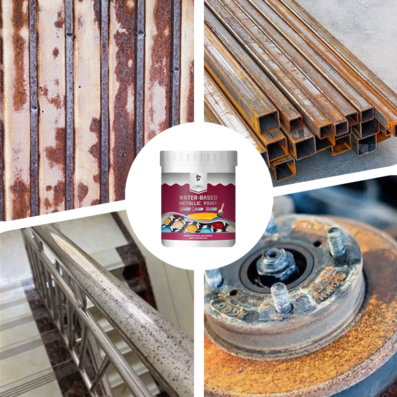✨ All-in-One Rust Converter Metallic Paint – Restore & Protect Metal