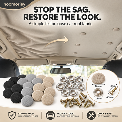 40 Pack Car Roof Headliner Repair Buttons