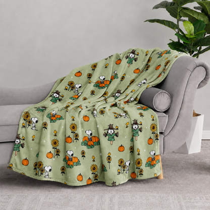 🍂Peanuts Harvest Plush Throw
