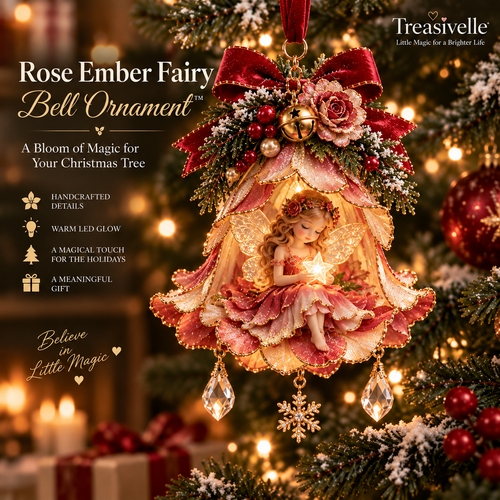 🧚‍♀️✨ Enchanted Fairy Bell Christmas Ornament