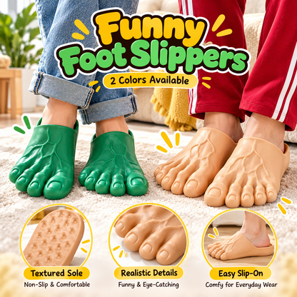 👣🎃 Halloween Monster Big Toe Slide Sandals – Funny Unisex Novelty Slippers for Spooky Season & Costume Parties 👹