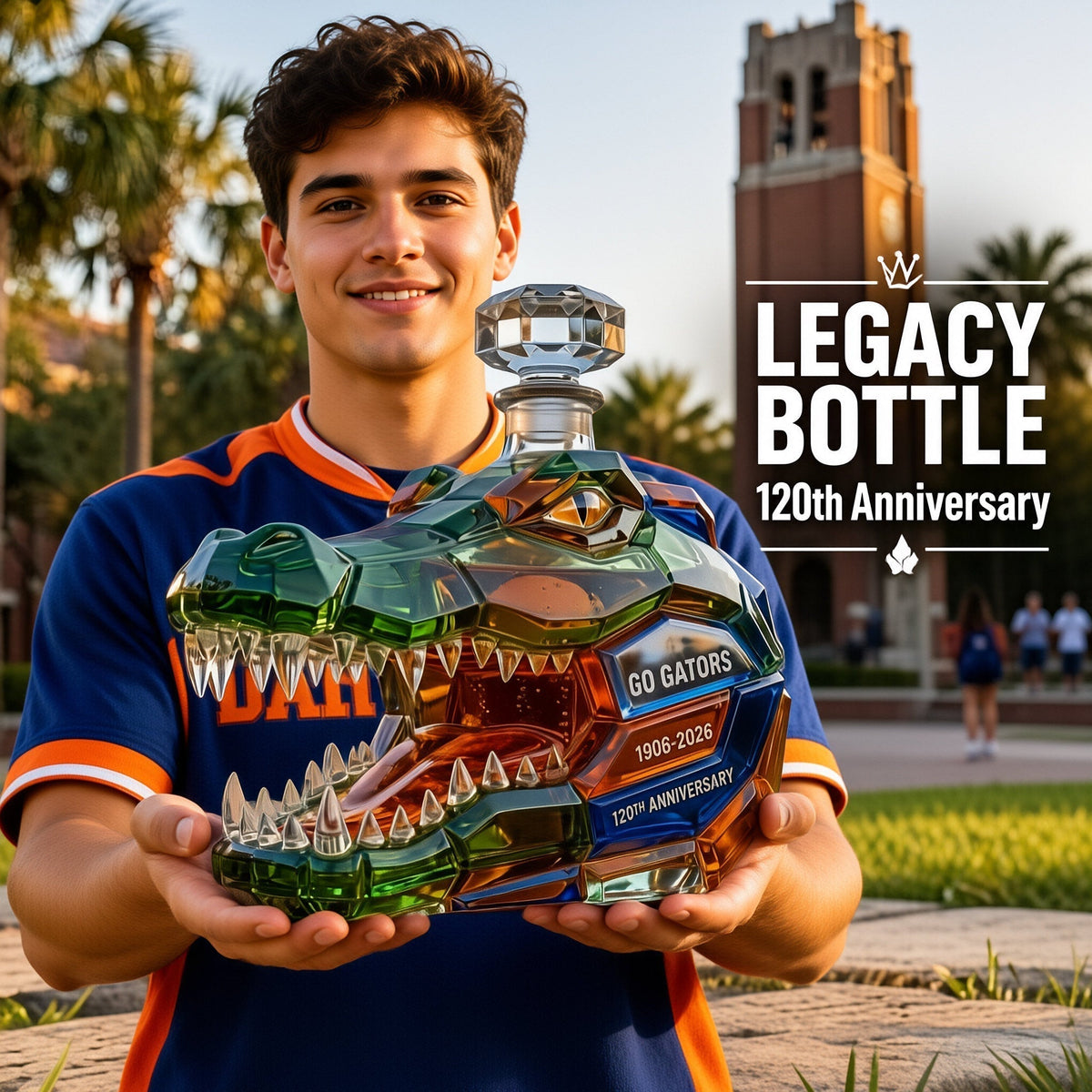 🐊Crocodile Glass Decanter – Turn Your Bar Into a Statement