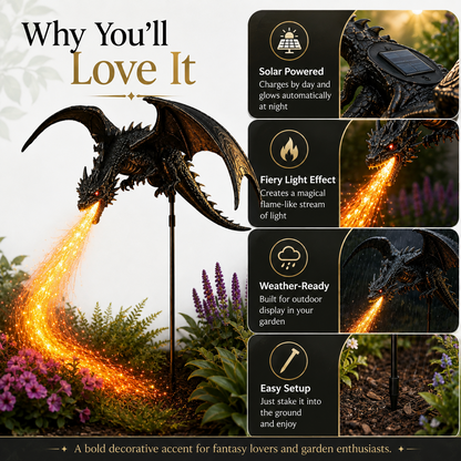 🐉Solar Dragon Fire Garden Light-Your Garden Breathing Fire After Dark