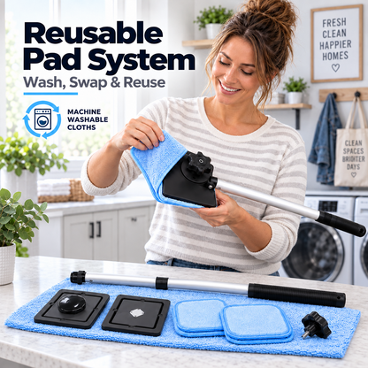 🚗Dual Magnetic Car Windshield Cleaner | Streak-Free Auto Glass Cleaning Kit