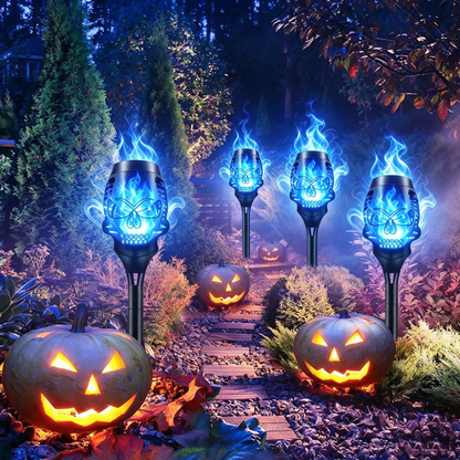 🔥Halloween Solar Skull Flame Lights💀