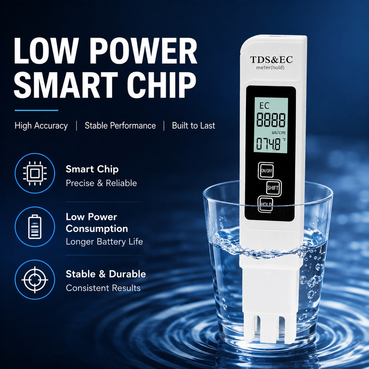 Portable Water Quality Tester – Quick Water Check for Home & Travel